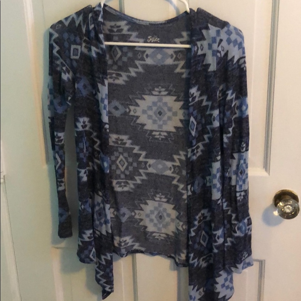 Blue Cardigan